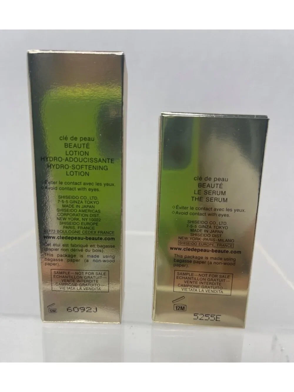 cle de peau Beaute Skincare Travel Samples Bundle of 2 NEW
